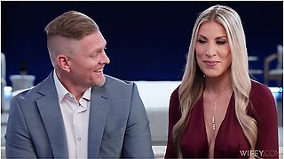 Blonde Hotwife Britt Blair Sucks And Fucks For Her Husband