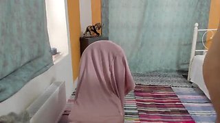 Angela Lady Big Natural Tits MILF Solo Dildo Play and Pee Finish