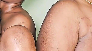 76 Year Old Granny and 50 Year Old Step Mom Both Fucked Anal by 2 Big Cocks