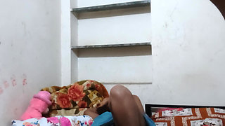 2026 Newest Beautiful Desi Pooja Bhabhi at home alone with her stephusband