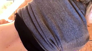 Amateur anal hardcore on a bed