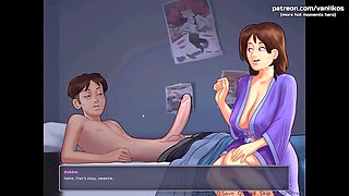 Stepmom gets naughty with her stepson in a hot summer saga compilation