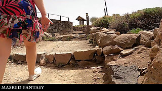 While Public Car Driving, I Rub Her Uncovered Clit to an Intense Loud Moaning Orgasm