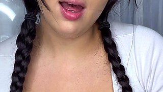 Great Big Boobs On Masturbating Redhead