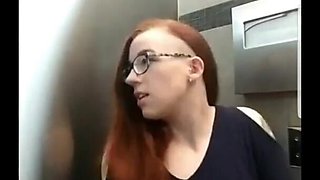 Alt Girl Lily O'riley Masturbation in Airport Bathroom