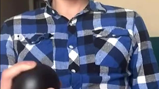 Cute Guy Jerks Off, Shoots His Load and Eats His Own Cum