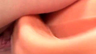 I Hunt My Cunt-Young brunette slut is making her bush pleased with double dildo