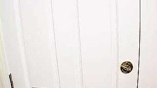 Babysitter loves only fat old dick in her asshole
