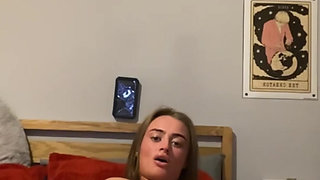 Scottish horny emo loves to be watched while fingering