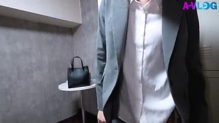 Alone Japanese Amateur 18 Year Old Fingering & Blowjob - Rough POV Sex Toy Play