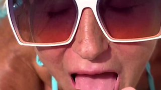 Hot MILF Drains Balls