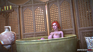 The Witcher Triss Vs Elder 3D Animation