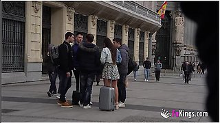 Amateur Girl Nuria Millan Loves Picking Up Random Dudes In The Street!
