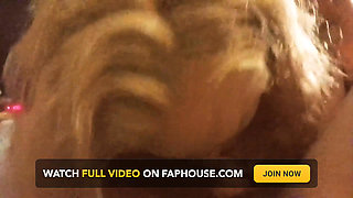 Sexy Blonde MILF Gets Face Fucked