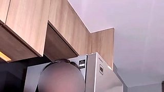 POV close up asian gf blowjob