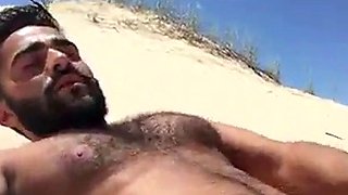 Greek Beach Jerk - Big Cock Hunk Outdoor Adventure