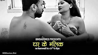 Indian maid surrenders to wild passion with sultry heat