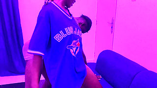 Ebony Babe Takes Huge Black Cock