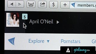 Horny April Oneil Spends A Lot Of Time On Set Fucking Her Sexy Coworkers - All