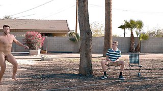 Skinny blonde teen sucking cock fucks hardcore