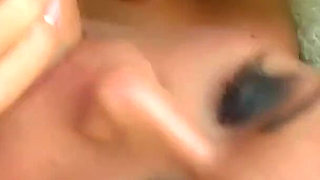 Filthy Slut Gets Flowers Stuffed in Pussy and Cum on Ass