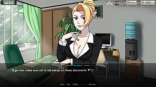 Naruto: Kunoichi Trainer - Big Ass Blonde Secretary Teen Has Public Office Sex At Work With A Big Dick Co Worker