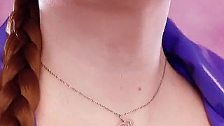 Asmr Video- Hot Sounding - Blue Nitrile Gloves Fetish Close up Video