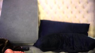 Big Boobed Blonde Masturbates With A Dildo In The Bathroom