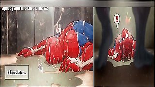 Spideman X Venom Cartoon Comic Animation
