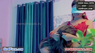 Witness an Indian girlfriend's betrayal in a passionate storm