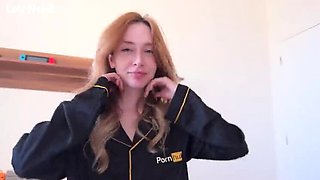 Skinny 18yo Stepdaughter Fucks Stepdad in Hot POV Creampie - Loly Nebel