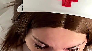 Sexy Doctor Cured Me with a Blowjob, Sex and Got Thick Facial