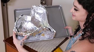 BDSM bakers assfuck sponge cake release