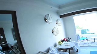 MySweetApple's Kim and Paolo fuck in the resort in Cancun