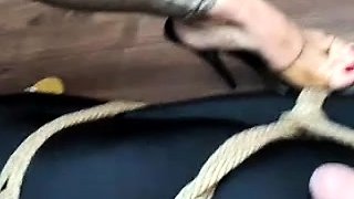 Blonde With Natural Big Boobs Loves Putting A Toy In Her