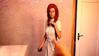 Cartoon fantasy with Misskitty2k in a naughty brassiere and animated fun