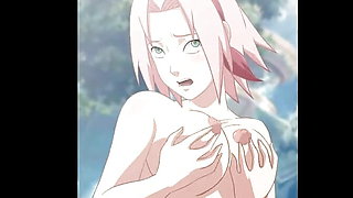 Naruto - Himawari Sakura Hinata Sara - Lesbian Orgy by Foxie2k