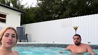 PearlCockGuy - Fucking In The Pool with This Petite Slut