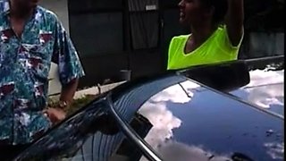 Old man and hot brunette bathroom hardcore