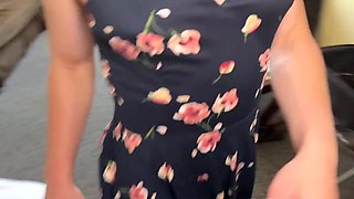 Trans Ash-blonde Providing BIG BLACK COCK Head Compilation