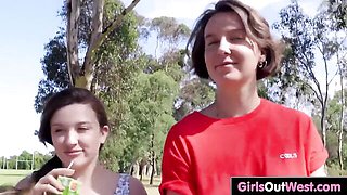 Amorous loved one at pussy movie