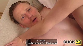 Stanley Johnson Pounds Cuckold Wife Leya Desantis Anally