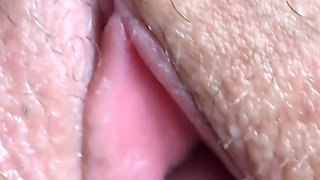 Do you want to pee in my pussy while fucking? Let's do it! Pee and cum in me. Maximum close-up.