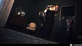 Sassy Octavia and Talia's bondage action