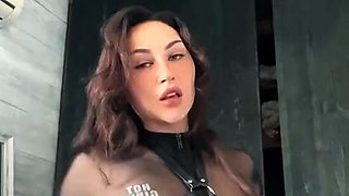Beautiful brunette with big boobs jerk off instrucions