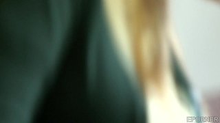 Vintage blonde's raw oral passion ignites with a wild intimate twist