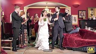 Bride 4K featuring Michael Fly's brunette trailer