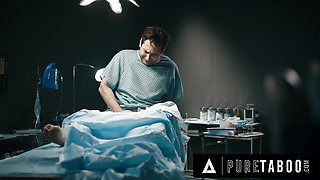 PURE TABOO 3-Titted Demon Ashley Lane Breastfeeds Nurse Anna Claire Clouds! CREEPY HORROR PORN 3-WAY