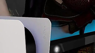 Reverse Isekai Sex with the Elf From the Videogame