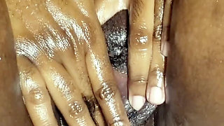Oiled up Rubbing Fingering My Wet Pussy Squirting